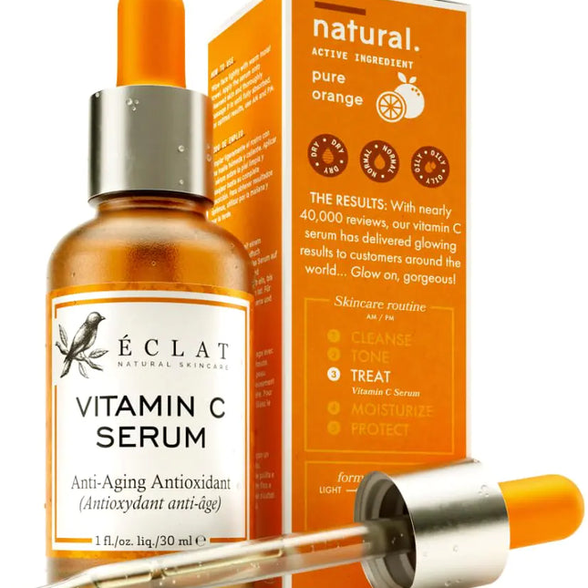 Vitamin C Face Serum - Dark Spot Remover Facial Serum Vit C Serum with Hyaluronic Acid Ferulic Acid & Vit E - Anti Aging and Skin Brightening Serum Pure Vitamin C Serum Skin Care 30 ml