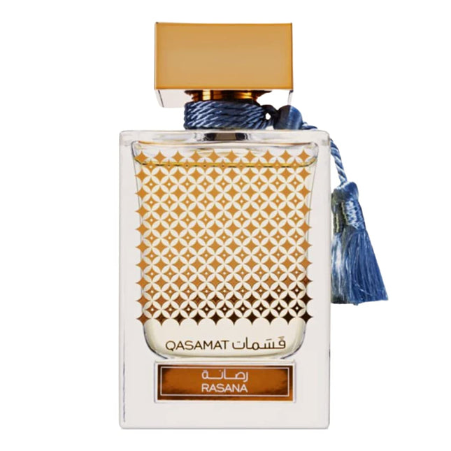 RASASI Qasamat Rasana - Eau de Parfum 65ML (2.1 OZ) Premium Arabian Perfume For Women & Men - Long-Lasting Fragrance With Notes of Bergamot Sandalwood & Amber - Elegant & Captivating Unisex Perfume