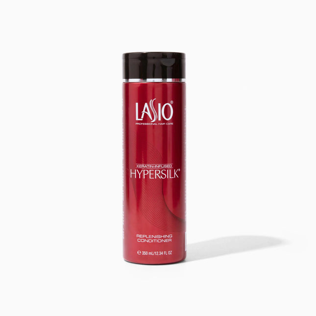 Lasio HYPERSILK Keratin-Infused Replenishing Conditioner - Deep Moisturizing and Repair for Dry Damaged Hair - Restores Nourishes and Revitalizes Hair - Suitable for All Hair Types - 12.34 Fl. Oz