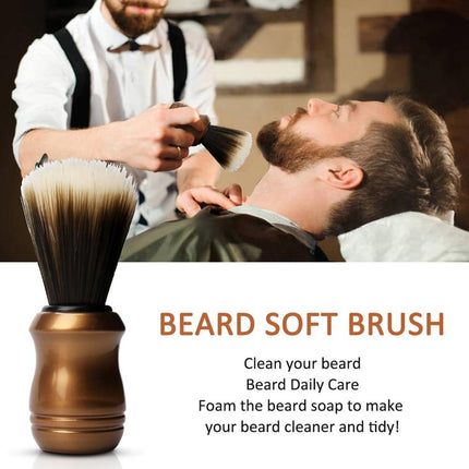 Men's Beard Care Kit with Oil, Balm, Brush, and Razor