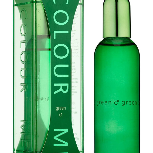 Milton-Lloyd Colour Me Green - Cologne for Men - Oriental Perfume for Men - Woody Amber Fragrances - Mens Cologne - Long Lasting Perfume - 3 oz