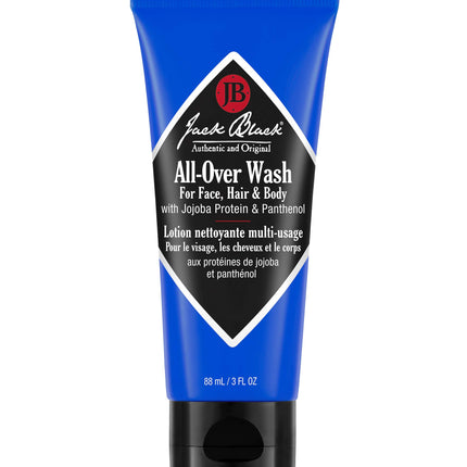 Jack Black All Over Wash for Face Hair & Body - Mens Body Wash 3 in 1 Mens 3 in 1 Body Wash and Shampoo Mens Face Wash Mens Shampoo Jack Black Body Wash and Face Cleanser for Men Gifts for Men